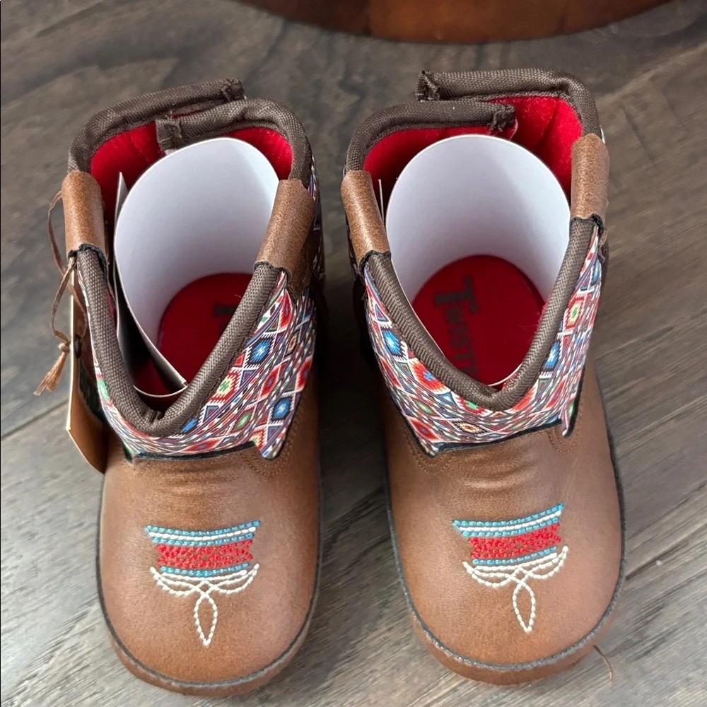 Twister Daniella Baby Buckers Booties,soft lining,soft soles w/traction,easy on